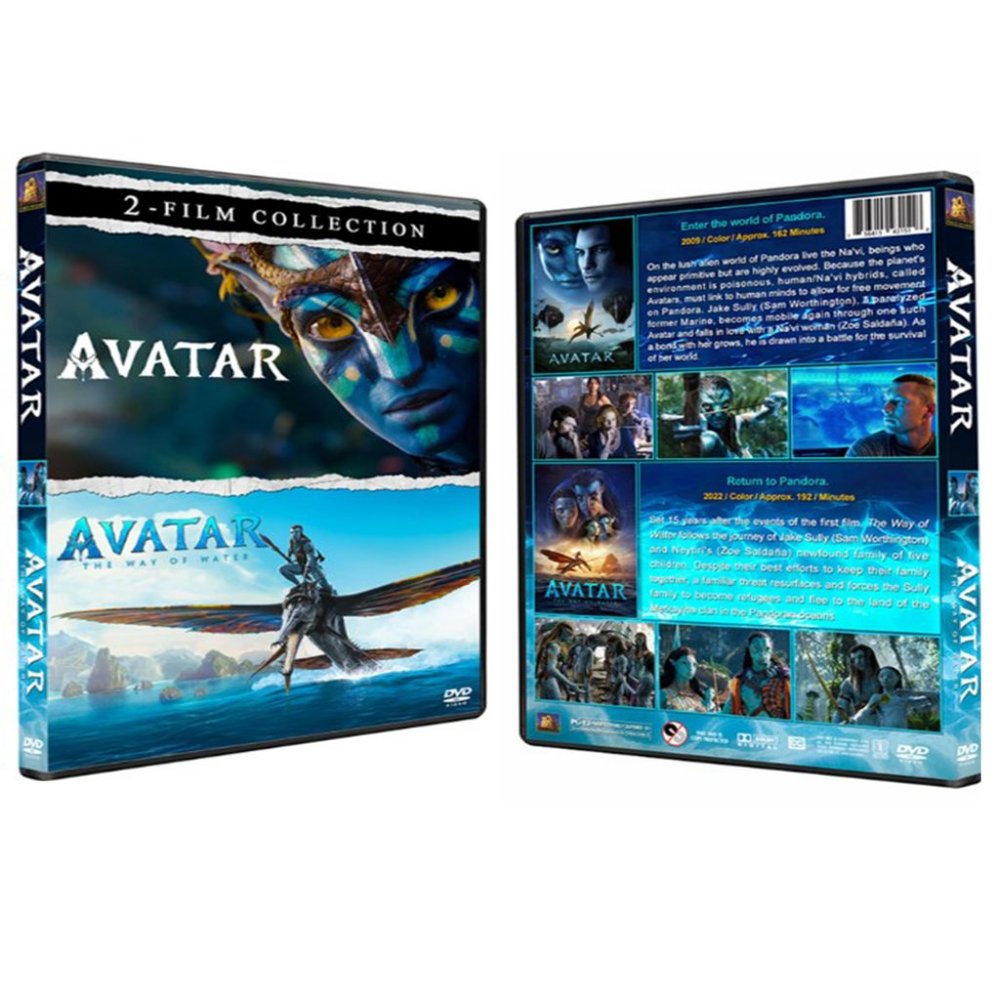 Avatar The Way of Water 2 movies New Sealed DVD